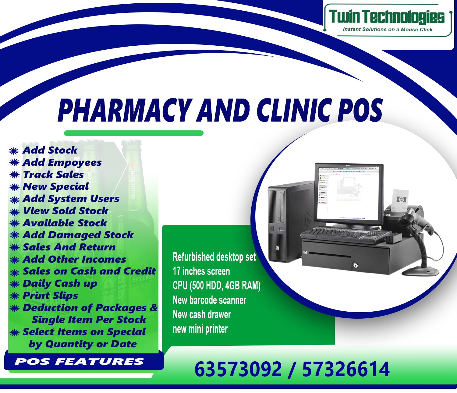 PHARMACY AND CLINIC POS FULL PACKAGE